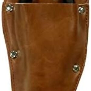 Pruner Holster, Pliers Holder for Belt, Garden Pruner Sheath Tool Holster Hanging Pouch, Premium PU Leather Pliers Holster Protective Case Cover Scabbard for Gardening Pruning Shears Scissors Knives
