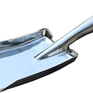 Shovel Hand Trowel,Polished Stainless Steel Garden Trowel,Small Spade Shovel for Planting Transplanting Weeding Moving and Smoothing Digging