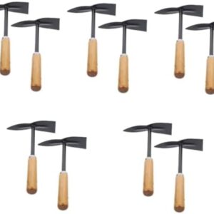 Happyyami 10 Pcs Gardening Tools Mini Tools Hand Tool Hand Trowel Garden Tool Small Shovels for Digging Shovels for Gardening Garden Hand Shovel Garden Spade Hand Rake Lawn Wood Potted Plant
