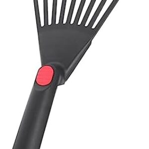 HEMOTON Garden Rake Beach Shell Digger Flower Beds Rake Garden Tiller Tool Leaf Rake Tool Small Gardening Rake Yard Rake Tool Travel Leaf Rake for Gardening Rakes Plastic Heavy Grass Rake