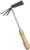 Garden Guru Eco Hand Cultivator Hoe Tiller Tool – 100% Recycled Stainless Steel – Rust Resistant – FSC Certified Wood Ergonomic Handle -Great for Gardening Cultivating Loosening Weeding