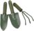 Worpie Garden Tool Set, 3Pcs Gardening Tools – Hand Trowel, Transplant Trowel and Cultivator Hand Rake with Soft Rubberized Non-Slip Handle