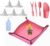 Succulent Plant Tools Set,Indoor Plants Tool Kit,Repotting Mat,Fairy Gardening Hand Tools,Mini Garden Planting Watering Tool,Flower Pot Hole Mesh Pad for Houseplants,Cactus,Bonsai,Terrarium (Set A)