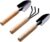 Garden Tools Set-Garden Rake Trowel, Small Succulent Plant Transplant Trowel Set,3 Piece Mini Premium Gardening Hand Kit,1 Narrow Shovel,1 Wide Shovel and 1 Garden Tools Set Gift for Older and Kids