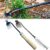 2 Pieces Garden Weeding Rake, New Sharp and Durable with Root Weeding Tool for Home Garden Shovel, Backyard Loosening Farm Planting Weeding. (11.8 inch Iron + Wood Handle)