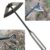 gardening hand tools hoe, durable all steel hardened hollow hoe, sharp garden pruner weeder, handheld hoe gardening tools hand shovel weeder for backyard, loosening soil, garden, farm planting.