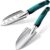 Trowel Garden Tool Gardening Shovel Set, Garden Hand Shovel Transplant Trowel Aluminum Alloy Planting Tools with Rubber Handle for Gardening, Cultivating, Gardening, Planting Supplies (Green)